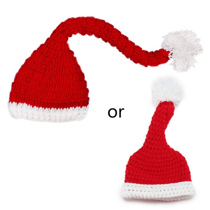【Cool Mom】Baby Hand-Knitted Hat Festive Christmas Hat Winter Hats Boys Girls Cute Beanie