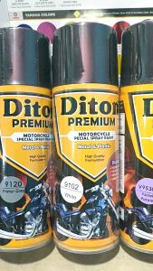 Pilok Cat Diton Premium Paket Komplit 4 Kaleng 400cc Pastel Purple Ungu 9530 V9530 Primer Grey Epoxy 9120 White Putih 9102 Clear Glossy 9128 Pilox Cat Semprot Paketan Lengkap