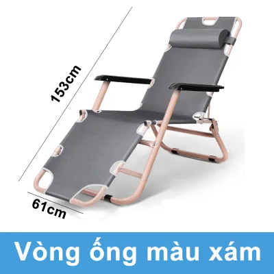 BMZAR giường gấp gọn ghế ngủ văn phòng gấp gọn có gối đầu khung hợp kim chịu lực cao cấp Có thể chịu được 200KG