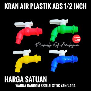 ABS 8005 Kran Air Plastik 1/2 Inch - Keran Air Cuci Tembok Taman