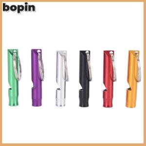 Bopin Metal Whistle Pendant With Keychain For Survival Emergency Mini Size Whistles