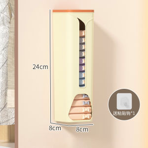 【Vinnatsu】Tempat Underware CD Tempel Pintu Penyimpanan Kaus Kaki Organizer Pakaian Dalam Free Perekat
