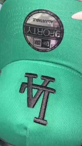 Mũ lưỡi trai MLB Los Angeles Dodgers LA NY màu đen và trắng mũ bóng chày của đội Yankees và Dodgers.