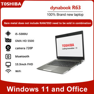 Toshiba Notebook  r630 5th Generation Processor Core i5-5300 Portable 1080 HD screen/Long battery life built-in camera I Suitable for online courses/study/work