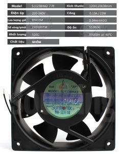 Quạt Tản Nhiệt 12V 0.13A - 4.8A 12cm - Fan Cooling PC