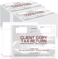 50 Pcs Client Copy Tax Return Envelope 13 x 9.8 Inch Tax Return Envelopes for Tax Preparers Paper Security Envelopes for Customers Office School Business Legal Document Supplies. 