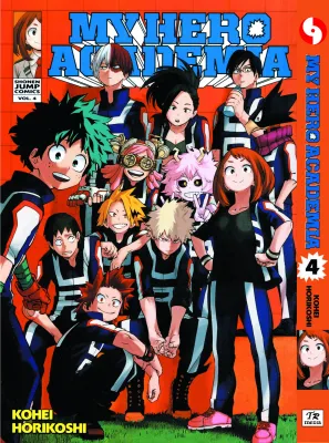 Vol. 4 English Manga My Hero Academia Japanese Manga English Version Physical Book Hardcopy