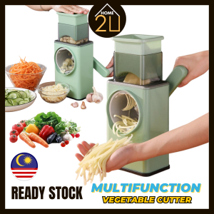 Home2U🏡 Multifunctional Vegetable Grater Cutter Slicer Shredder Hand Rotary Roller/Veggie Cut Machine