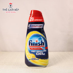 Gel rửa chén Finish All in One Max 700ml – Hòa tan nhanh – Làm sạch dầu mỡ – Dùng cho máy - BNK
