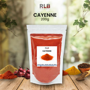 200 grams Organic Pure Natural Red Cayenne Powder - Anti-Inflammatory Increases Fat Burning Skill - For Korean Dishes Pizza and Pasta - Cayenne Spices Herbs Kitchen Condiments Cooking Ingredients Cayenne Pepper Ground No Additives Organic Spices Herbs