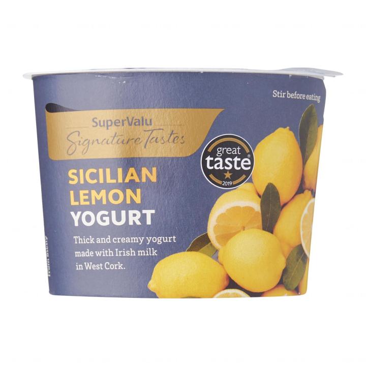 Supervalu Signature Tastes Sicilian Lemon Yoghurt 150G Lazada Singapore