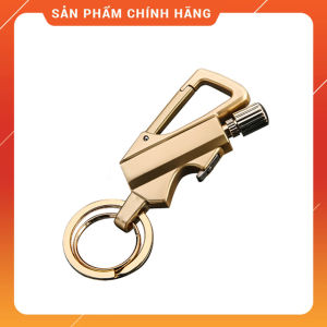 Bật Lửa Hộp Quẹt Diêm Xăng Kiêm Móc Khóa Và Mở Nắp Chai Honest BCK2-666 Nhỏ Gọn Tiện Dụng Đẹp Độc Lạ - Dùng Xăng Bấc Đá Cao Cấp