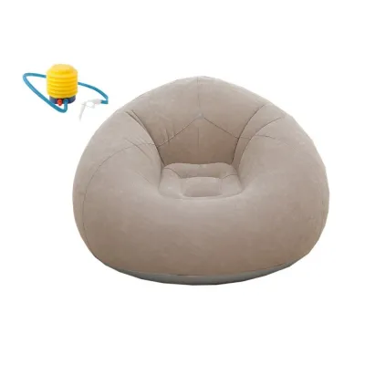 INEXTIN Mềm mại Ghế bơm hơi Nhẹ Có thể gập lại Ghế Sofa Bơm Hơi Đơn Di động Đa năng Ghế Sofa Bơm Hơi Lười Cắm trại ngoài trời
