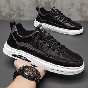 Giày Thể Thao Sneaker Nam Da Trắng Đế Cao Su Giày Chuẩn Phom Dáng Chuẩn Size G195