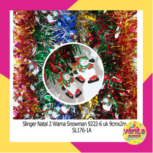 (1Pcs) Slinger Natal 2Warna Snowman slinger snowman slinger natal slinger rumbai slinger murah