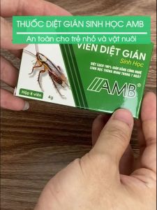 Thuốc diệt gián AMB 8 viên hiệu quả cao an toàn cho người và vật nuôi trong nhà