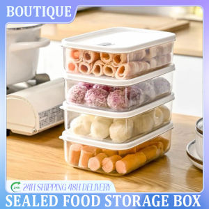 QUIVLOX Refrigerator Food Storage Containers Sealed Box Kitchen Freezer Seal Bin Vegetable Fruit Meat Fresh Box Food Organizer