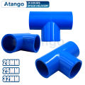 Pvc Blue Fittings Tee Pipe Fittings 1/2" 3/4'' 1''. 