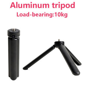 Mini Aluminium Alloy Heavy Load Folding 1/4 Screw Tripod Accessory for Camera Gimbal tripode camara profesional monopod