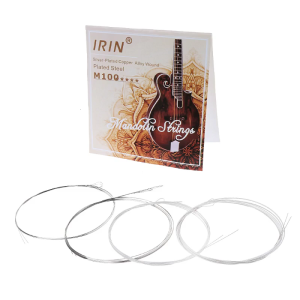 1 Set Mandolin Strings Set High Carbon Silver Wrapped Copper String E/A/D/G Mandolin Stringed Instrument Accessories