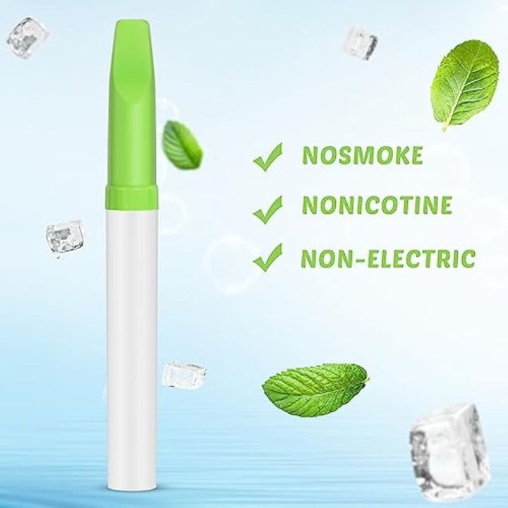 12pcs Mint Flavor NonNicotine, NonElectric, Quit Smoking Air Inhaler