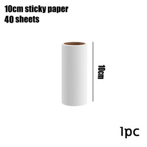Strong Sticky Lint Powerful Reusable Lint Roller with Tearable Sticky Paper Efficient Dust and Hair Remove For Clothes Furnitures Pet Cat Fur Remover Strong Stickiness