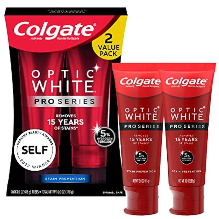 [PRE-ORDER] Colgate Optic White Pro Series Whitening Toothpaste with 5% ...
