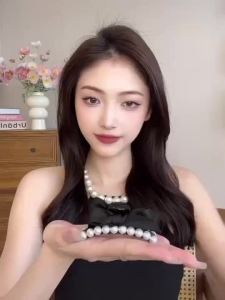 【Ship in 24H】韩系珍珠蝴蝶结发夹女复古前额公主头小抓夹侧边刘海夹子头饰发卡20250821
