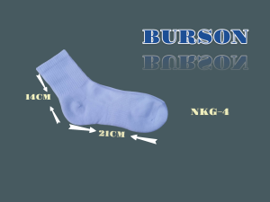 BURSON 3 pairs of solid color high medium and low brushed cotton black and white socks for men and women
