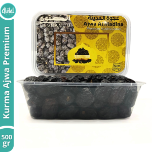 KURMA AJWA PREMIUM 500GR - KURMA AJWA MADINAH ASLI - KURMA NABI ORIGINAL - ALELAL STORE