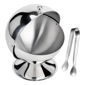 Stainless Steel Snacks Bowl for Kitchen and Dining Decoration Sugar Container with Clip Roll Top Seasoning Bottle
