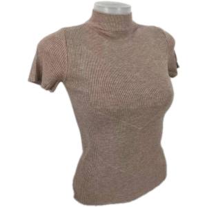 RM HIGH NECK WOMEN CASUAL KNITTED BLOUSE#828