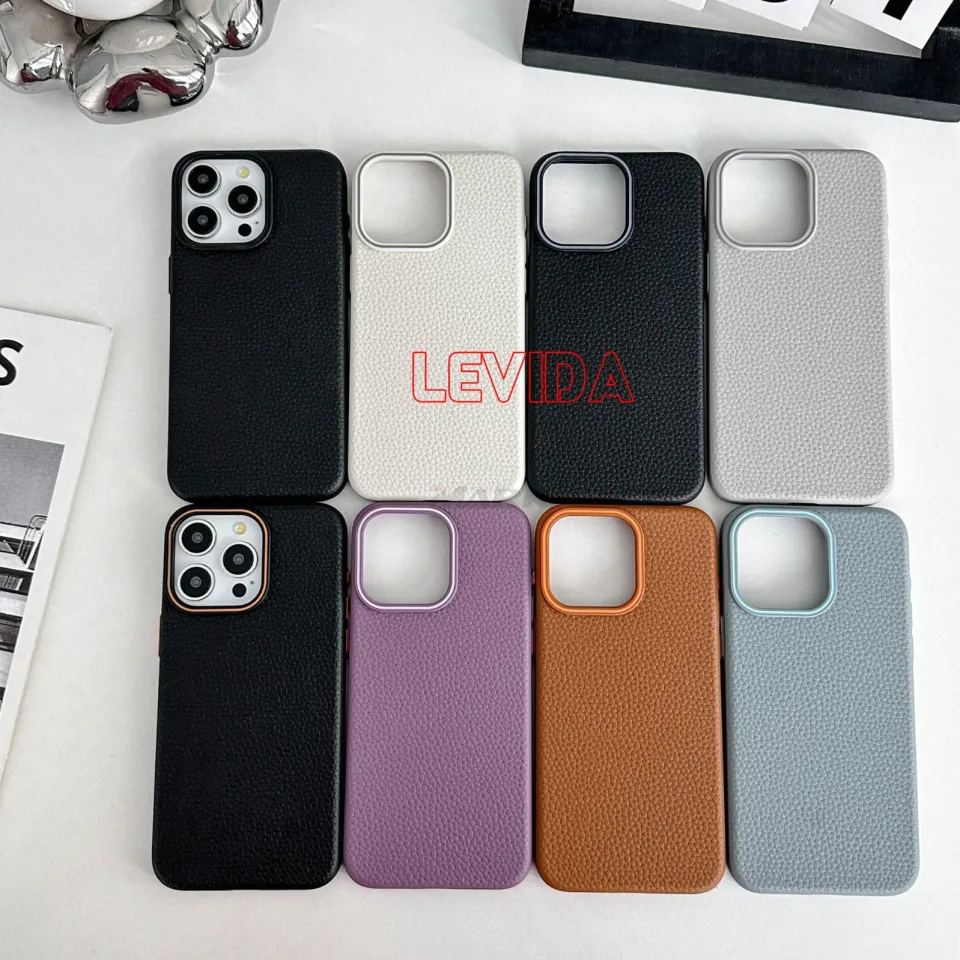 For Magsafe Magnetic Wireless Charge Leather Kulit Case Iphone X