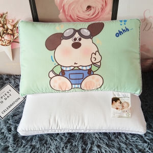 หมอนสำหรับเด็ก 👶💖 แก้ปวดคอ กันไรฝุ่น จัดกระดูกสันหลัง หมอนเพื่อสุขภาพของเด็กๆ หมอนใยสังเคราะห์ หมอนหนุน นุ่ม ฟู ขนาดหมอนเด็ก 50*30*7 cm 🚚 พร้อมส่งจ้า 🚚