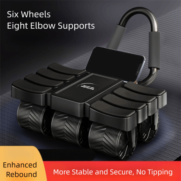Wheel Elbow Rims PRIMEPICKGLOBAL 8 Elbow Abdominal Wheel 6 Wheels Automatic Rebound ...