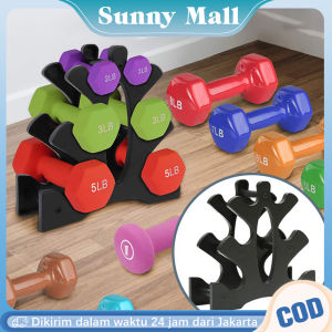 Holder Dumbell 3 Tingkat Rak Barbel Home Gym Stand Dumbell Dumbbell Rack Penyimpanan Dumbell Untuk Gym/Rumah