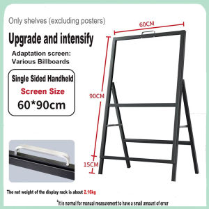 60×90cm A-Shape Double-Sided Advertising Poster Display Stand  Upgraded Thickened Version Foldable & Windproof
