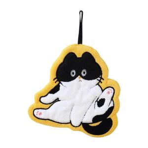 Coral Velvet Animal Hanging Towel Lovely Designing Highly Absorbent for Kitchens and Bathrooms