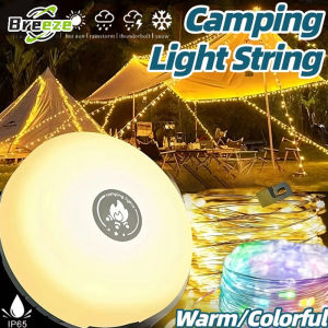 Camping String Lights Rechargeable Tent Lamp Fairy Lights Portable Outdoor Decor Emergency