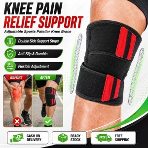 Knee Support Sports Knee Brace Shock Absorber Stabilizer Self-adhesive Patellar Suitable For Running Basketball Knee Brace Sports Brace