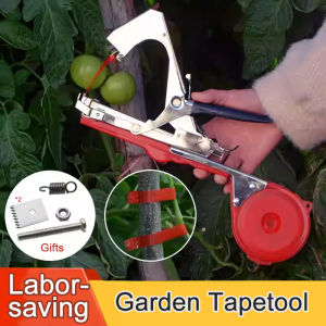 Plant Tying Machine Garden Tie Green Plant Climbing Support Cable String Plant Tying Tools Flowers Climbing Plant Tapener Tool For Vegetables Grapes With 20 Rolls Of Tape Plant Vine Binding Tool