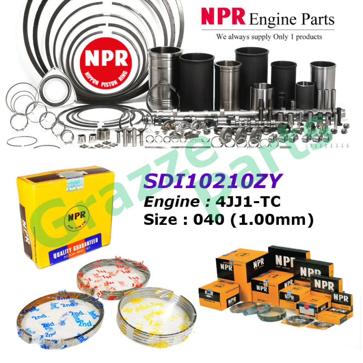 4JJ1-TC 4JJ1T 4JJ1X Piston Kit And Piston Ring Set Fit