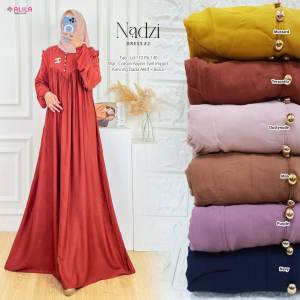 PROMO COD Dress Wanita Dewasa High Quality Motif Polos Nadzi Dress2 Set Ti Amo Fashion Store