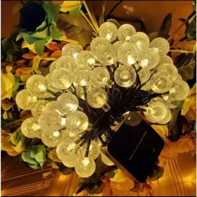 Đèn Đom Đóm Năng Lượng Mặt Trời - 10 Bóng - Đèn Trang Trí Sân Vườn - Đèn Led Trang Trí Ngoài Trời--