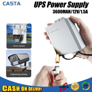 V380 PRO 12V 1.5A Power cut Uninterruptible Monitor TV Power Supply UPS Battery WiFi Router Modem