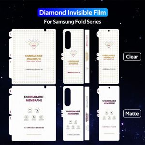 Hd&matte Unbreakable Membrane Screen Protector for Samsung Galaxy Z Fold5 4 3 Full Cover Hydrogel Film for Samsung Galaxy Z Fold 2 Hd Matte Unbreakable Glare Proof Screen Protector - Lazada