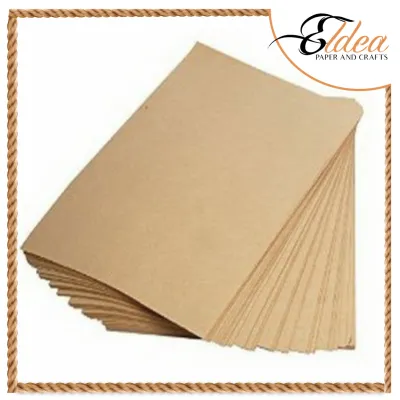 30-100pcs 70gsm Short/A4/Long/Legal Kraft Light Brown Paper Printable Paper for Gift Wrap Paper Pouch Food Packaging Labels DIY Projects