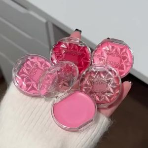 RESOCHI Crystal Cream Blush Vibrant Pink Pigment Luminous Dewy Finish for a Bright Natural Look