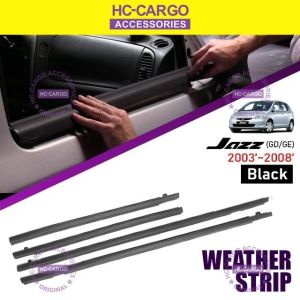 HONDA Jazz GE GG GD GE 2009 - 2013 Car Outside Window Moulding Weatherstrip Seal Belt Weather Strip Plastic Trim