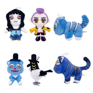 The k pop demon hunters Plush Dolls Stuffed Anime Cotton Doll Soft Doll Cute Room Decoration Collection Kids Toys Birthday Gifts